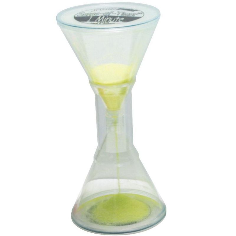 Sportime Sense-Of-Timer, 9-3/4 Inches, Yellow Sand, 1 Minute