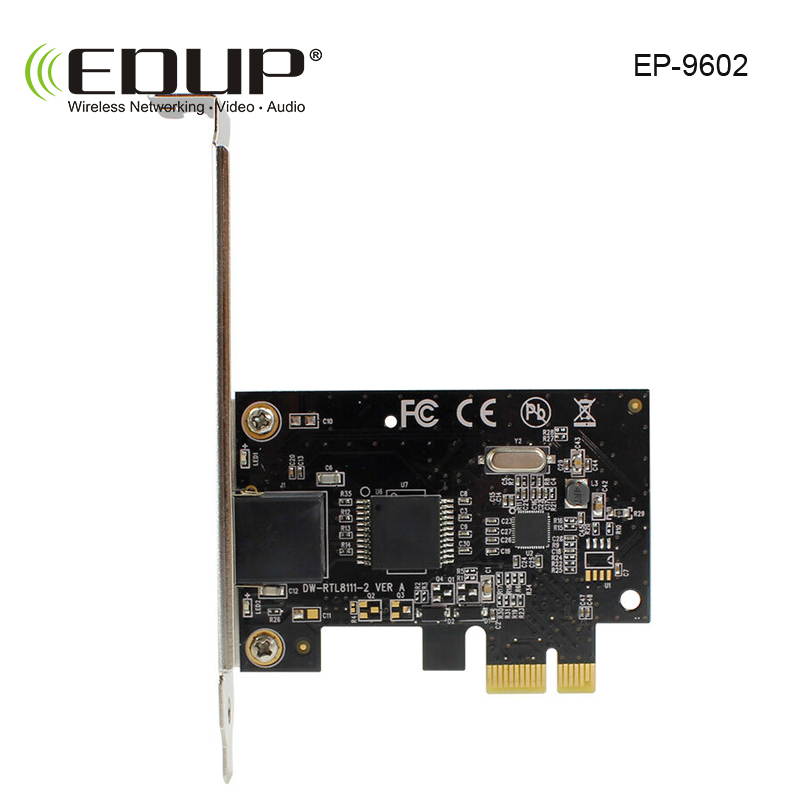 Gigabit Ethernet PCI-Express Network Card 10/100/1000Mbps PCI-E Network Adapter RJ45 LAN Adapter Controller Converter RTL8111
