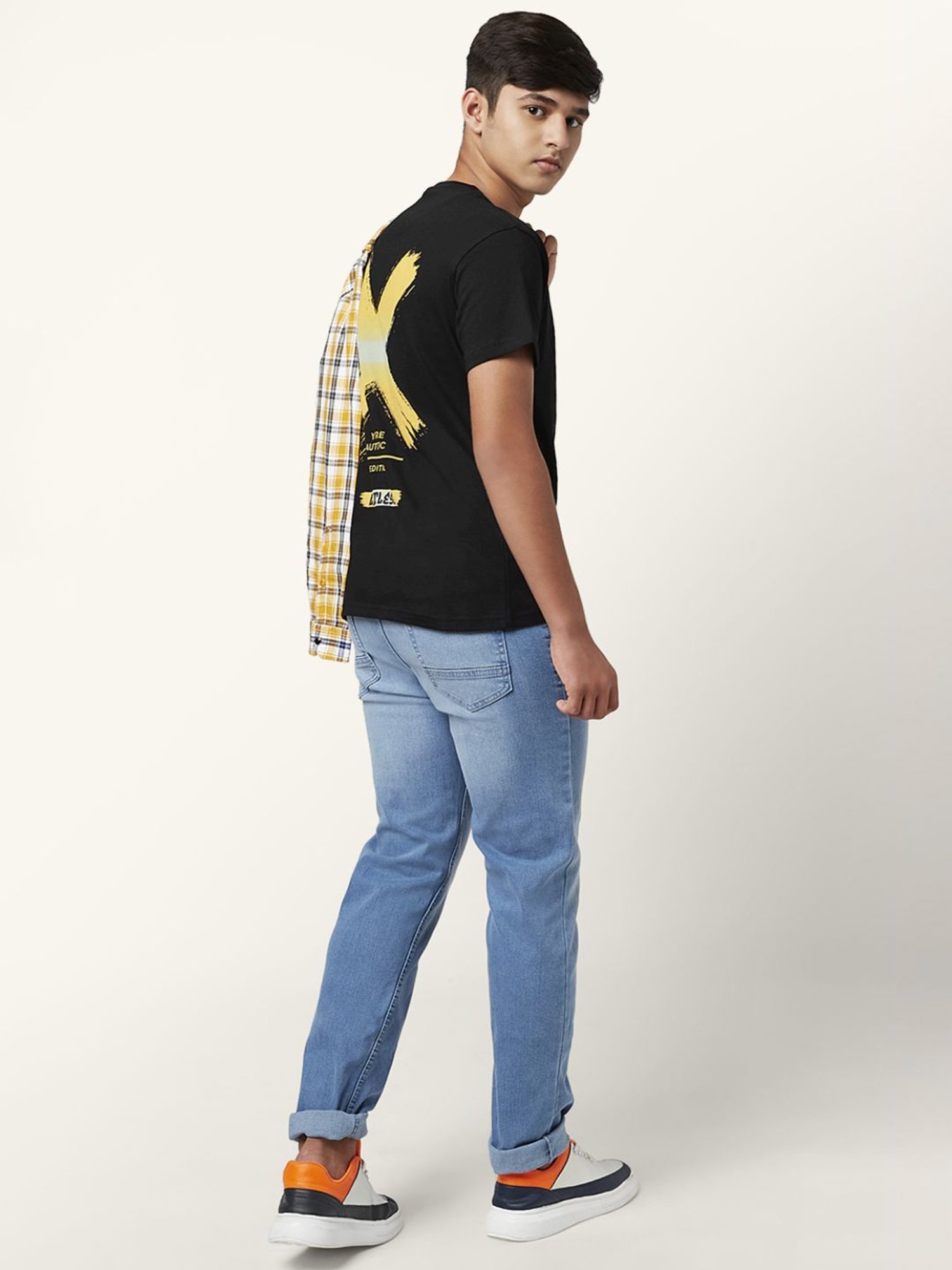 Coolsters by Pantaloons Kids Black Cotton Printed T-Shirt