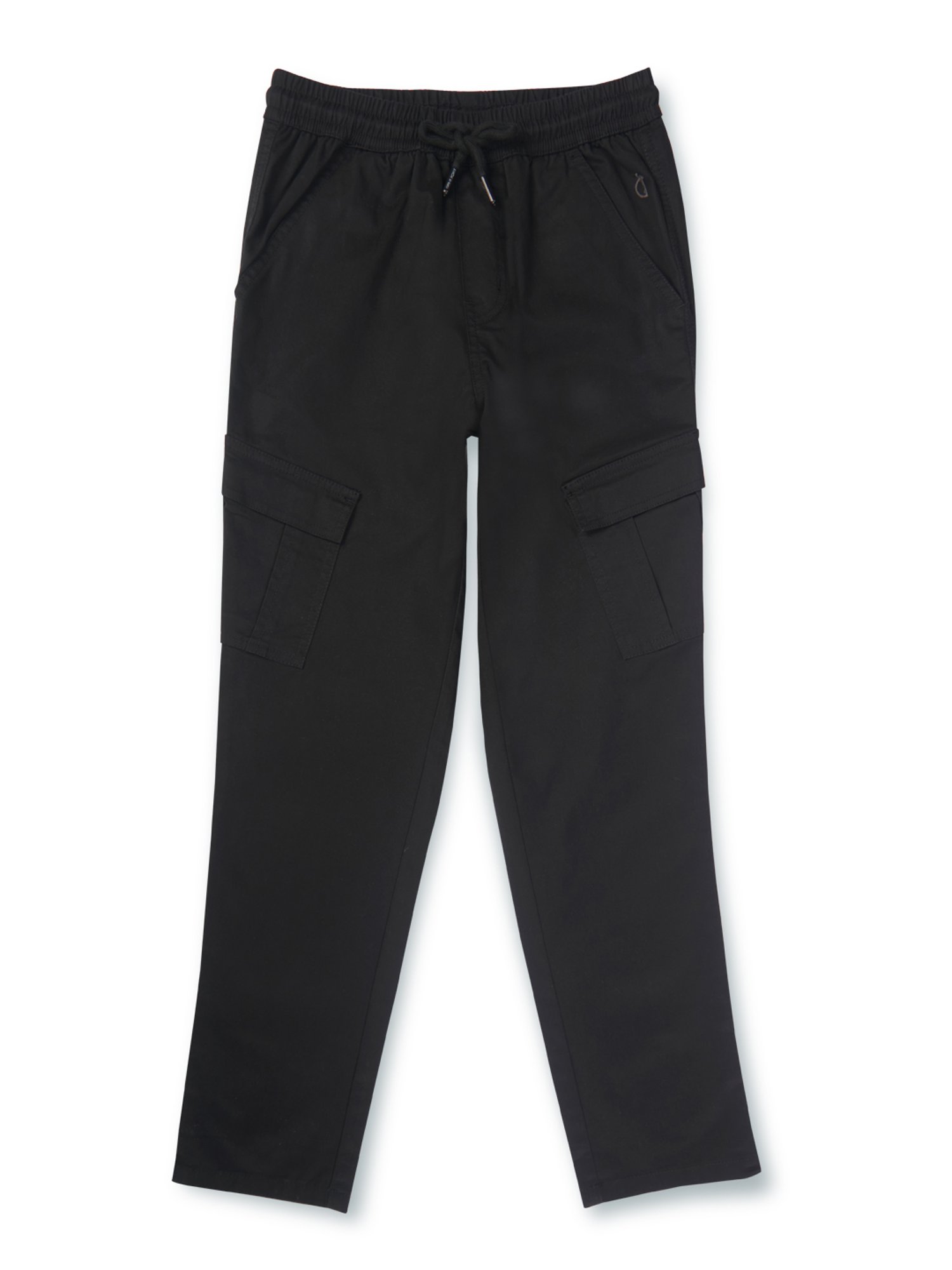 Gini & Jony Boys Black Solid Joggers