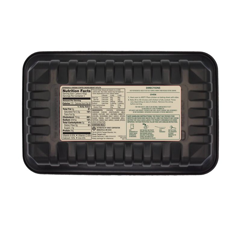 Asparagus & Cheddar Stuffed Chicken Breasts - 18.03oz - Archer Farms™