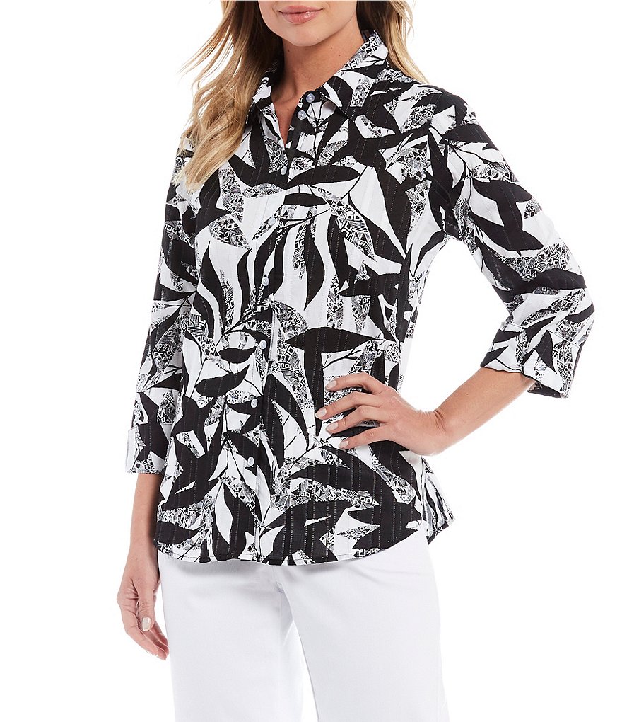 Karyn Seo Hazel Lattice Lace Linen Top