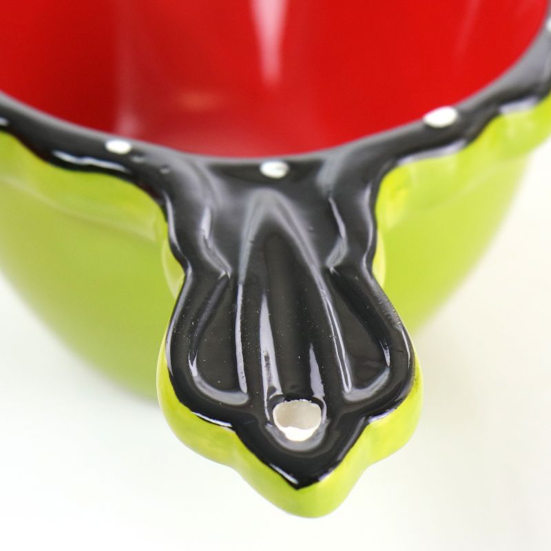 Gibson Elite Pueblo Springs 4 Piece Hand Painted Ceramic Measuring Scoop Set in Assorted Colors