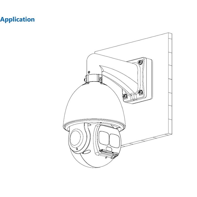 PFA120 Aluminum Waterproof Junction Box for Dome Cameras