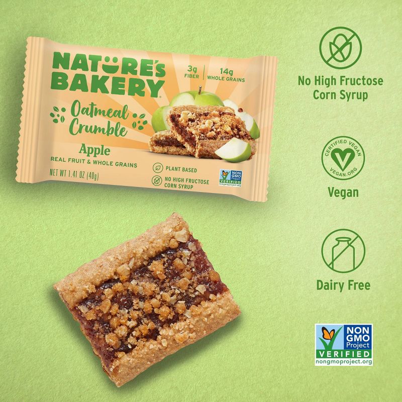 Nature's Bakery Apple Crumble Bar - 6ct