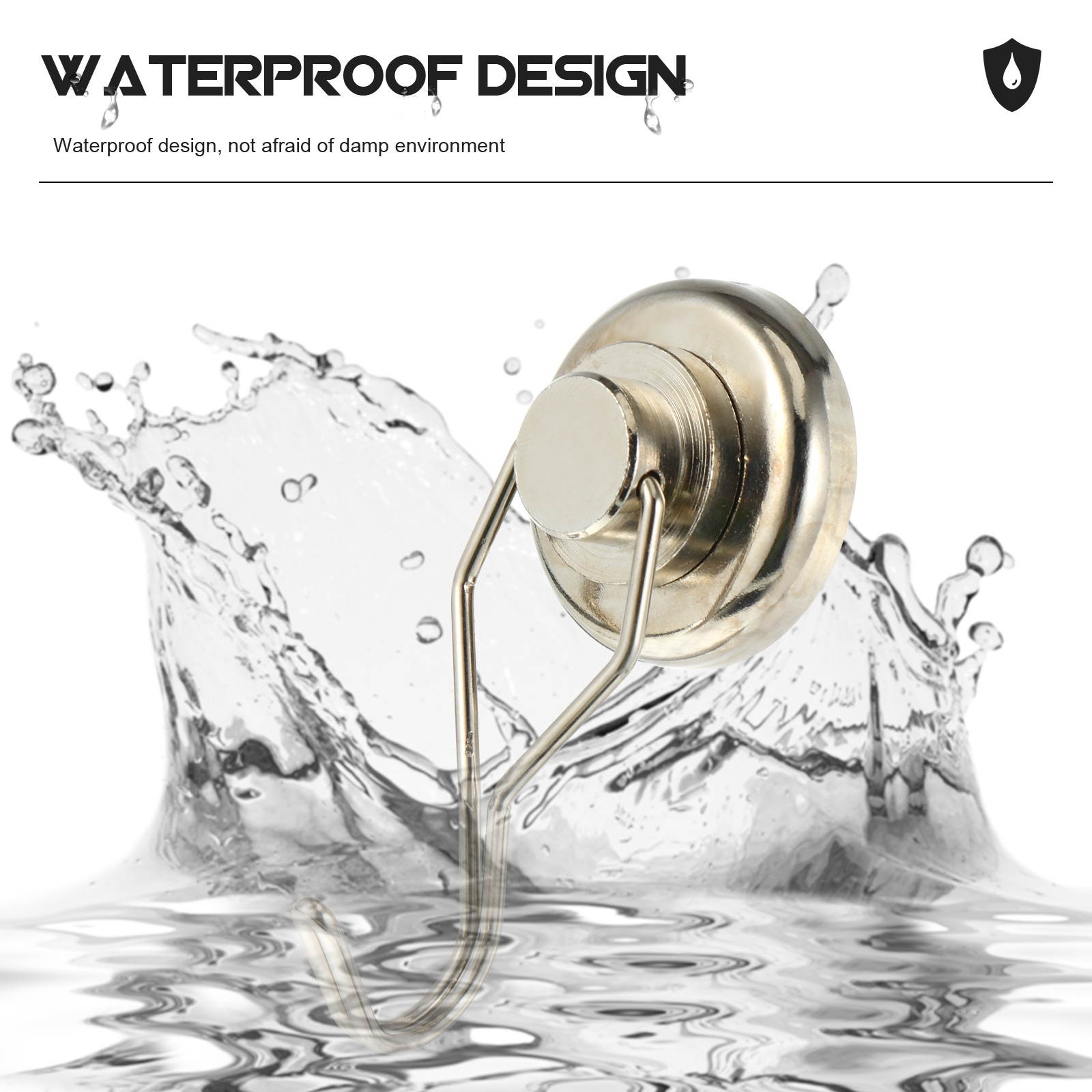 1Pc Strong Magnet Rotary Hook Swivel Swing Magnetic Hook for Home Office (D25)