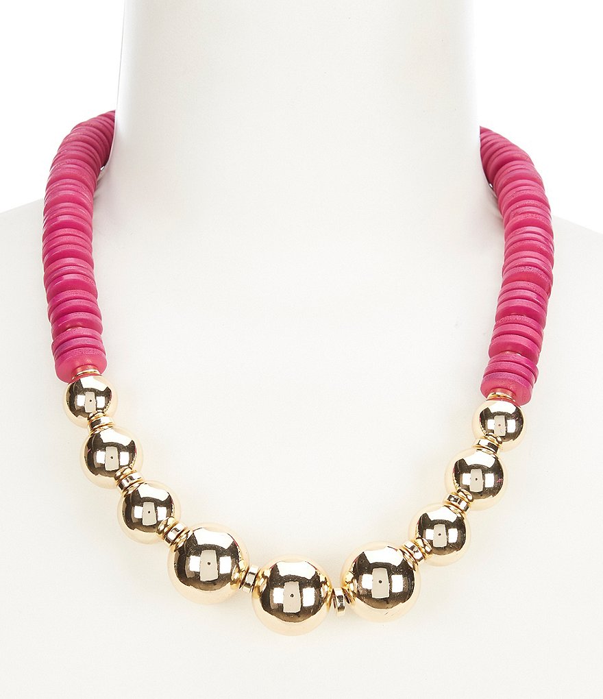 Anna & Ava Gold Tone Collar Statement Necklace