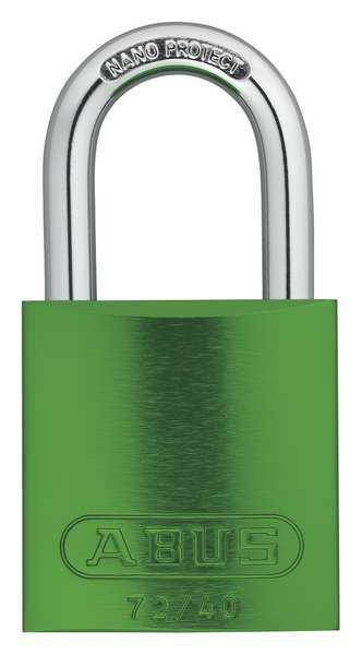 Abus Lockout Padlock,  PK 6   72 /40 KAx6 Green