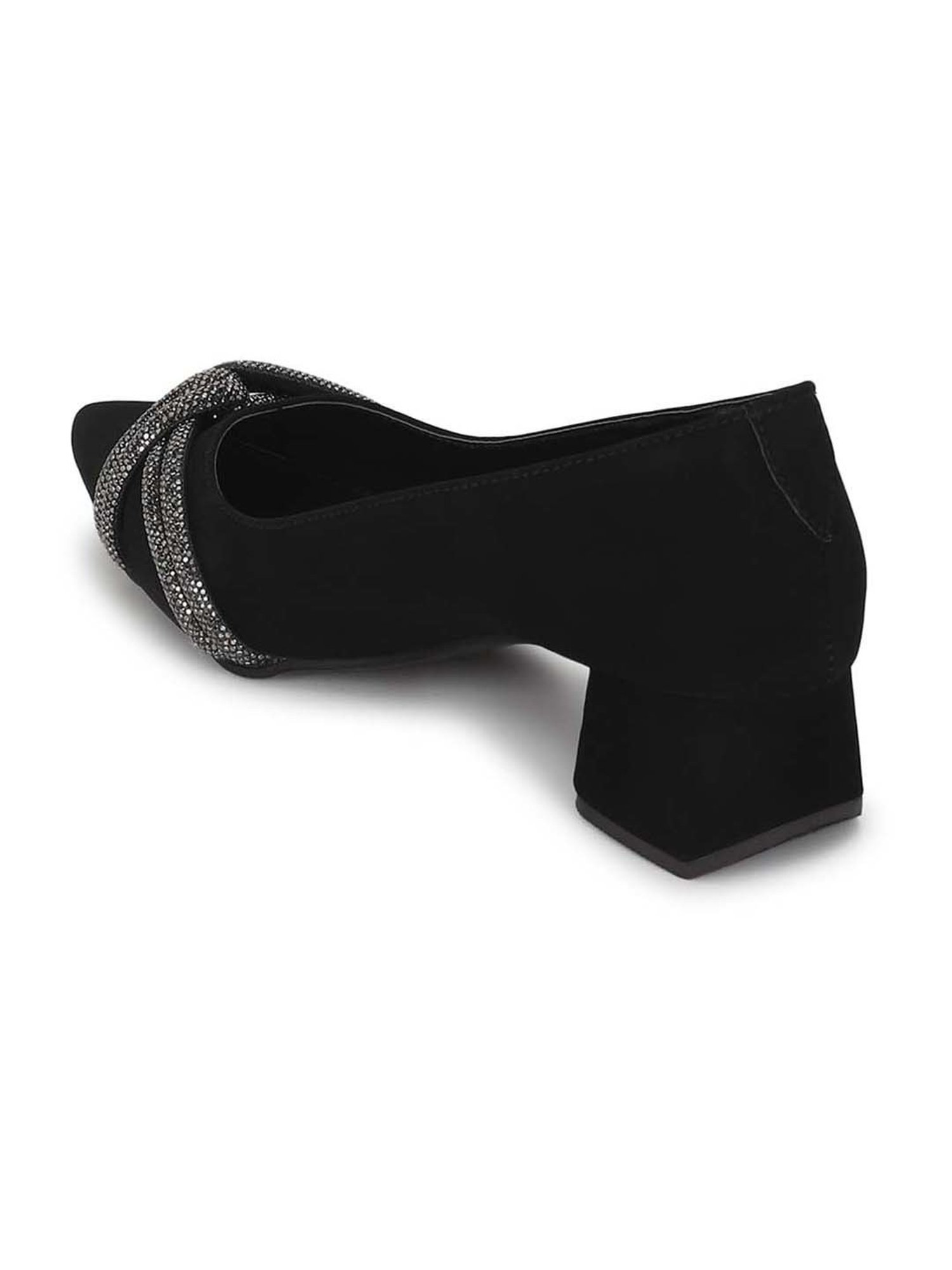 Truffle Collection Women's Black Casual Pumps