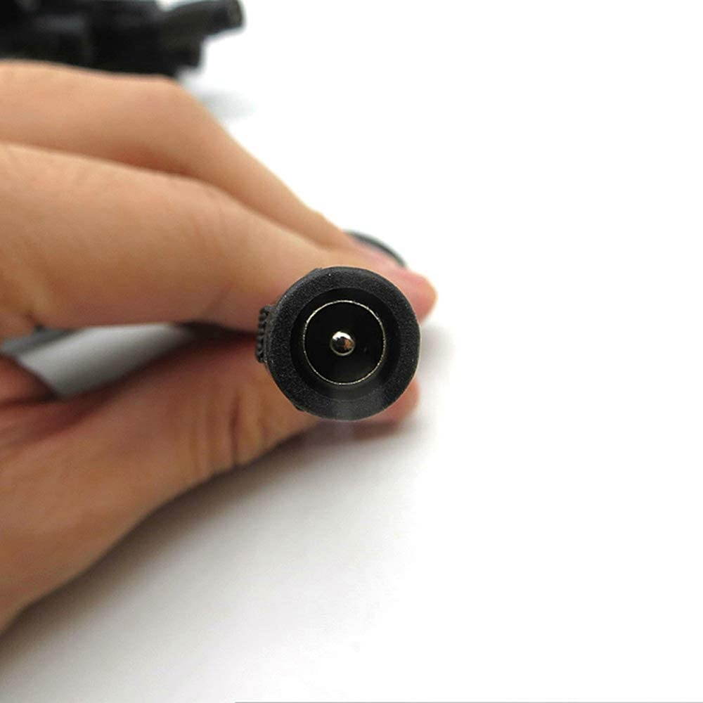 JacobsParts DC Power Jack Adapter Plug Female Pigtails 5.5mm x 2.1mm 36In / 1m for LED Strip Light, CCTV Security Camera, DVR (2-Pack)