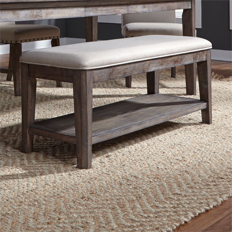 Uph Bench in Brown - Liberty Furniture