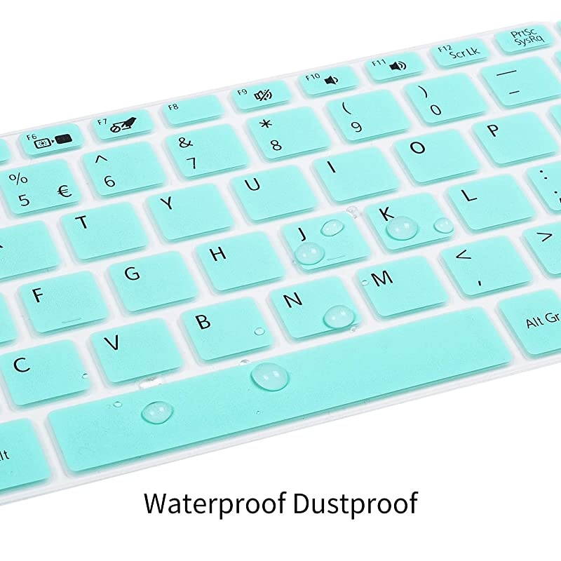 Keyboard Cover for Acer Aspire 5 Laptop 15.6 inch A515-55 A515-55T A515-55G A515-56 A515-43 A515-54 A515-54G Series, Acer Aspire 5 Keyboard Cover Skin, Acer Aspire 5 Accessories, Mint Green