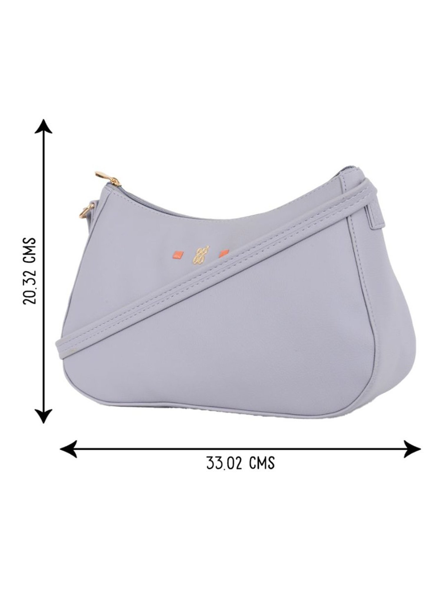 Baggit Purple Medium Hobo Bag