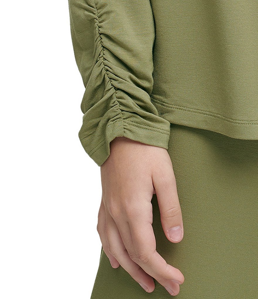 Karen Kane Short Sleeve Tie-Dye Hoodie