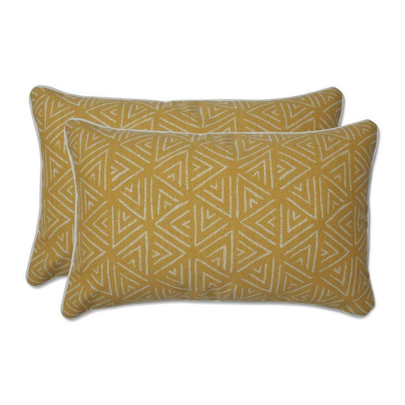 Outdoor/Indoor Bench Cushion Upbeat Disco Blue - Pillow Perfect