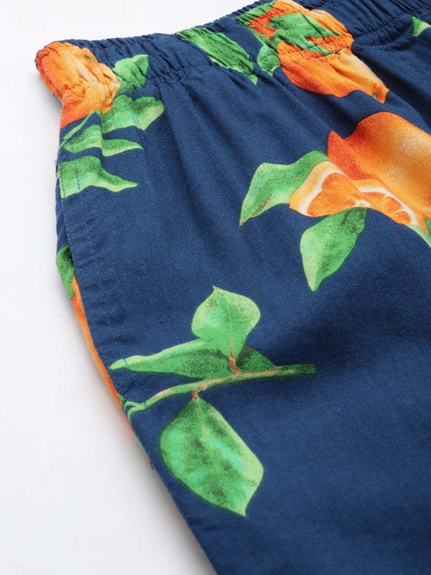 Clt.s Blue Cotton Printed Jacket Joggers Set