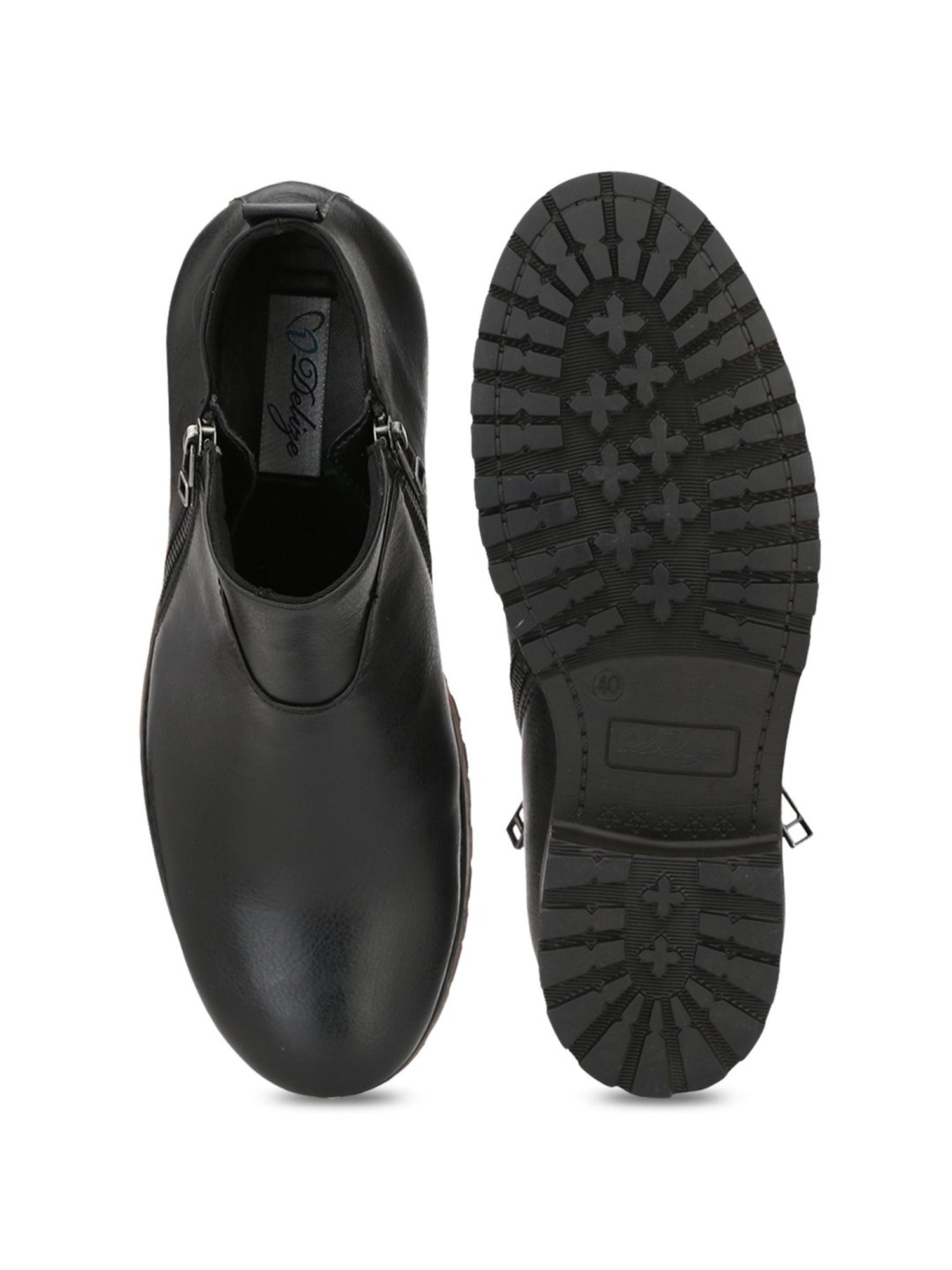 Delize Men's Black Formal Boots