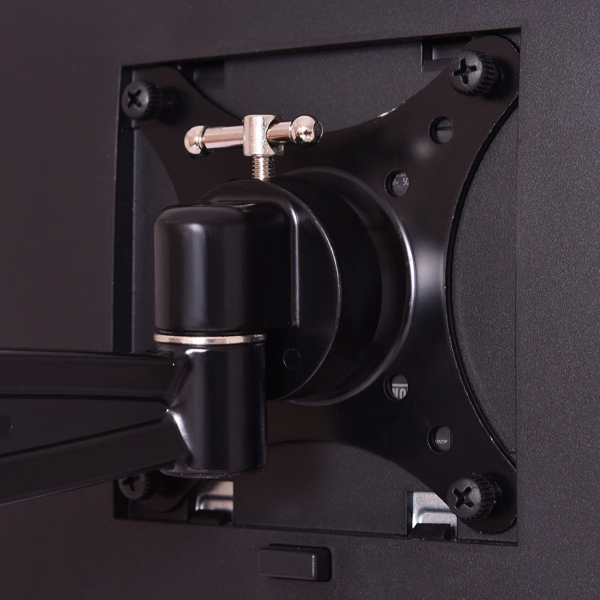 Adjustable Computer Monitor Desk Mount Stand for Single LCD Flat Screen Monitor