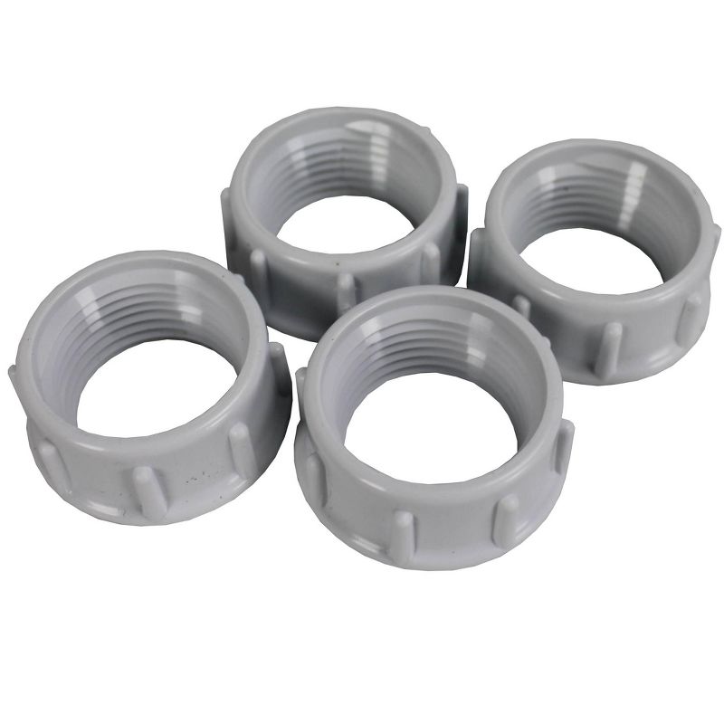 Solar Sun Rings Twister Power Steering Component for Automatic Robotic Suction Pool Cleaner Hoses with 30 Degree Angle Adaptor, Blue