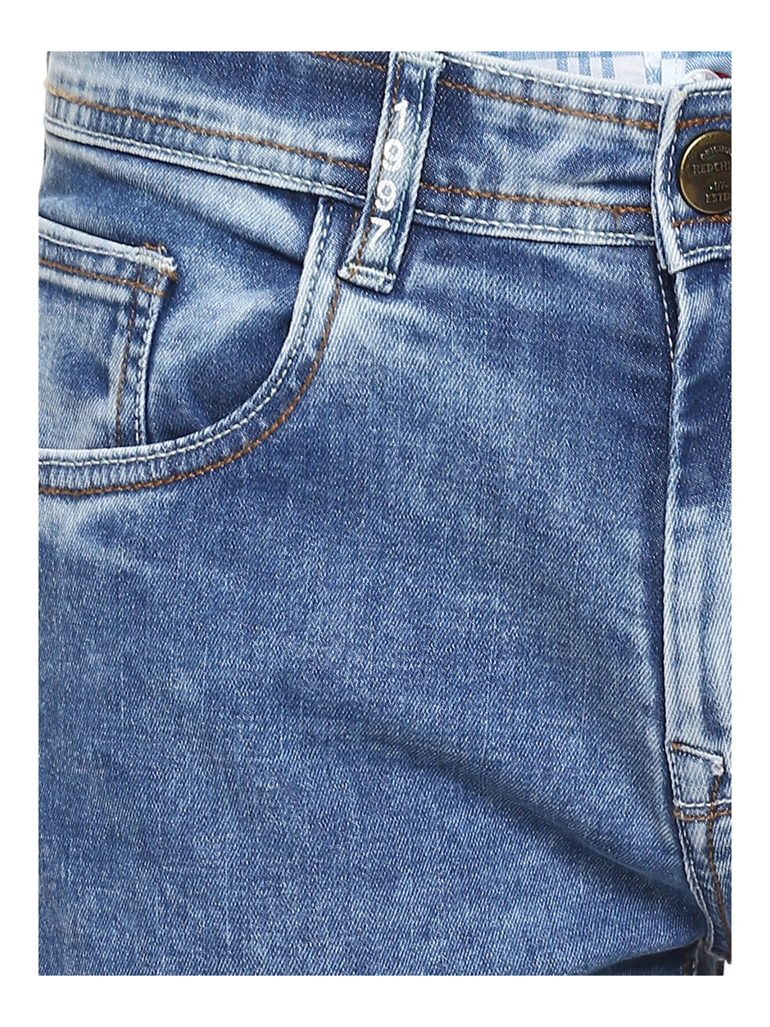 Red Chief Blue Lightly Washed Jeans