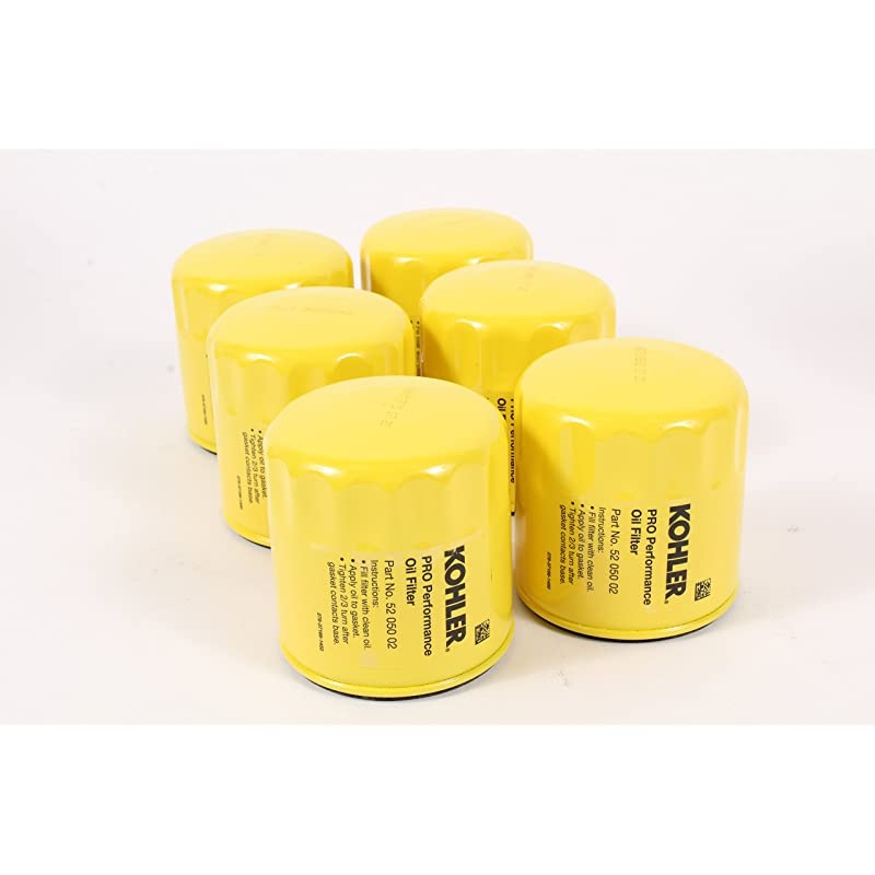52 050 02S Pack of 6 Pro Performance Oil Filters