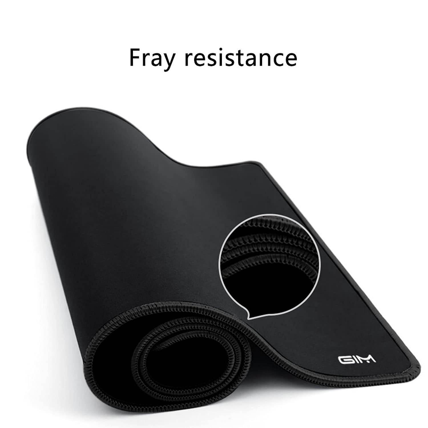 Large Mouse Pad with Stitched Edge, SAMIT Extended Gaming Mouse Pad XL Mousepad Premium-Textured Mouse Desk Pad Keyboard Pad Waterproof Non-Slip Rubber Base Long Mice Pads Mouse Mat for Laptop, PC