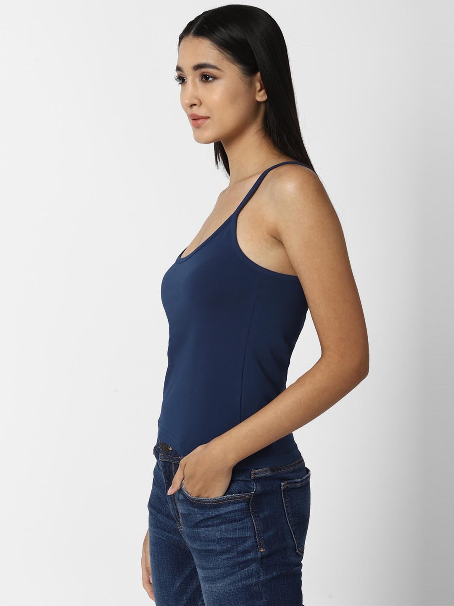 Forever 21 Blue Regular Fit Camisole