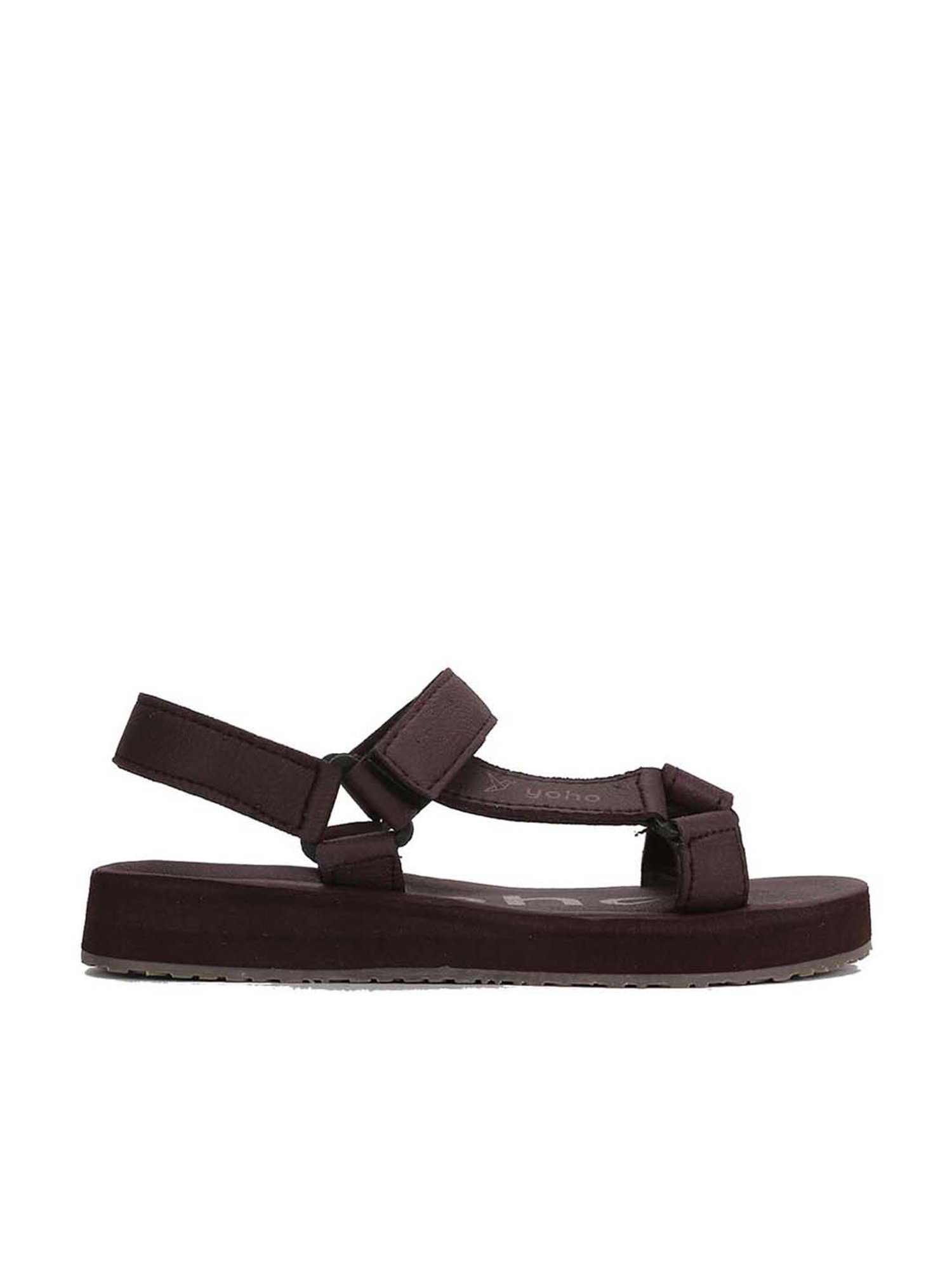 Yoho Men's Brown Floater Sandals