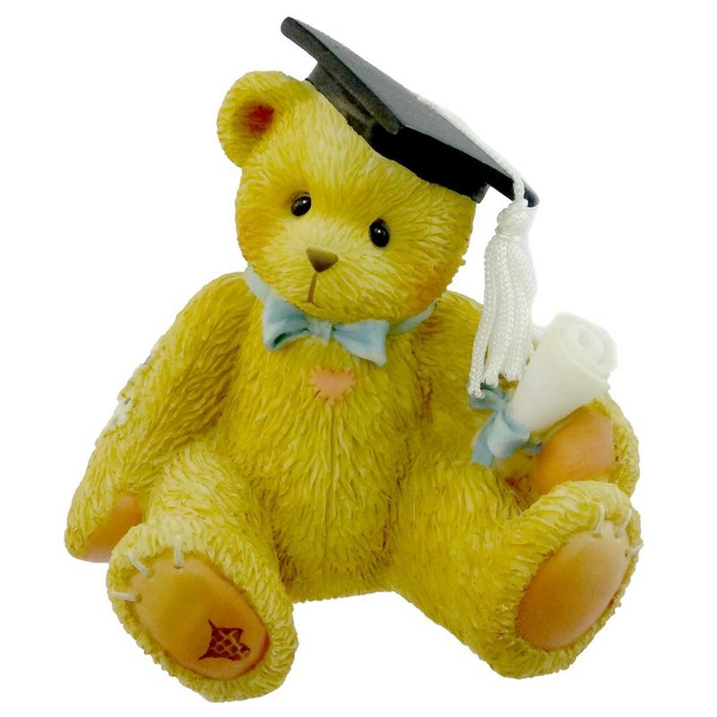 Cherished Teddies Boy Graduation Teddy Bear Graduation Dipoloma  -  Decorative Figurines