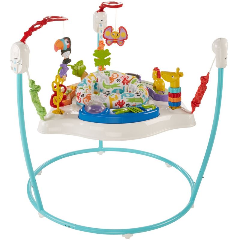 Evenflo Exersaucer Tiny Tropics 2-in-1 Baby Seat + Doorway Jumper