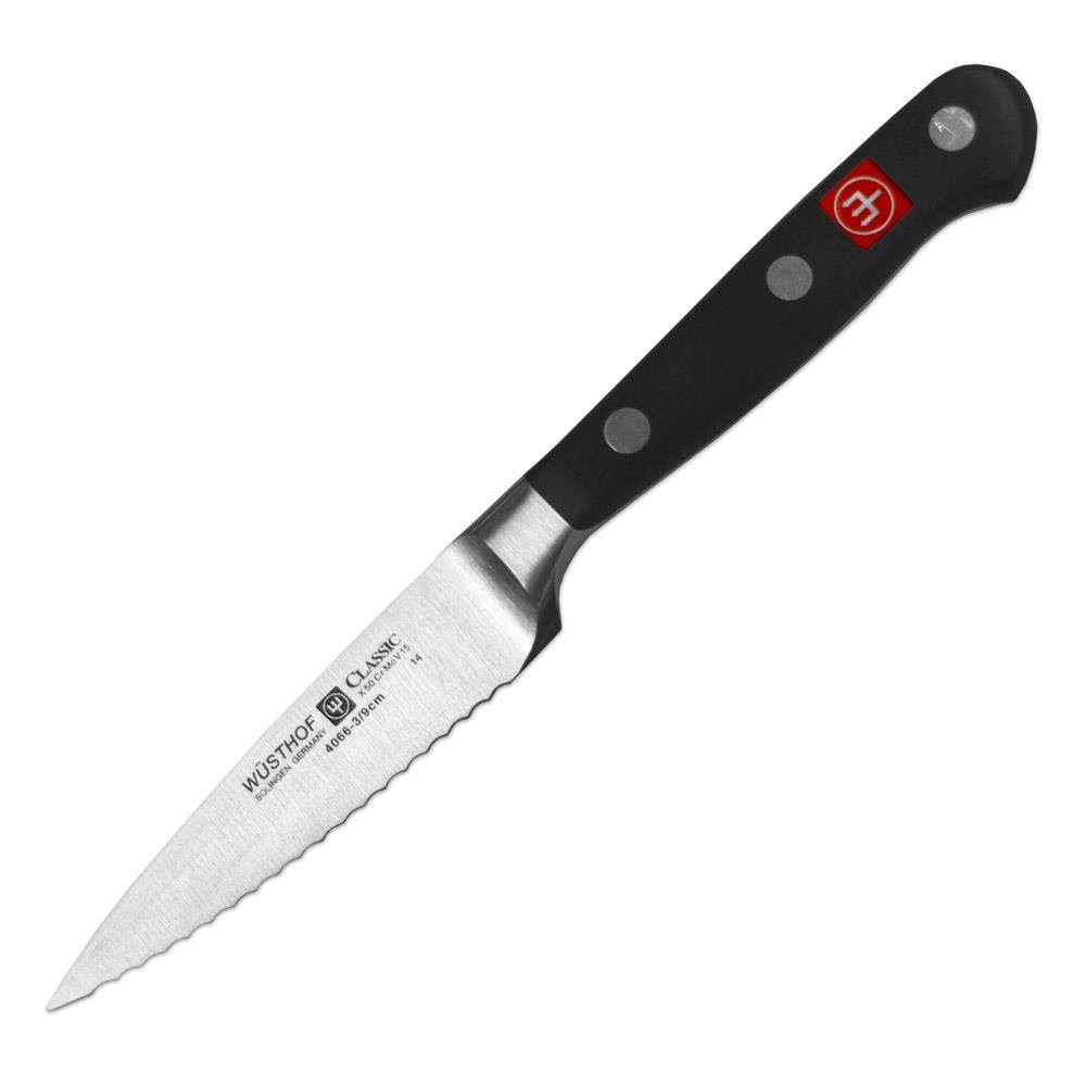 Wusthof Classic 3 1/2 Inch Serrated Paring Knife