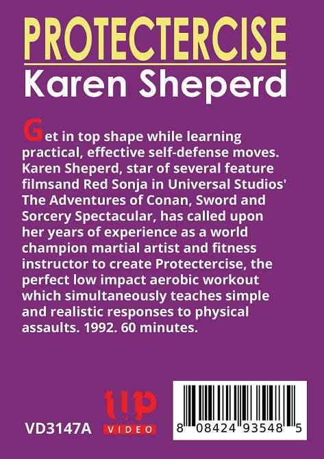 Protectercise low impact aerobics & self-defense DVD Karen Sheperd