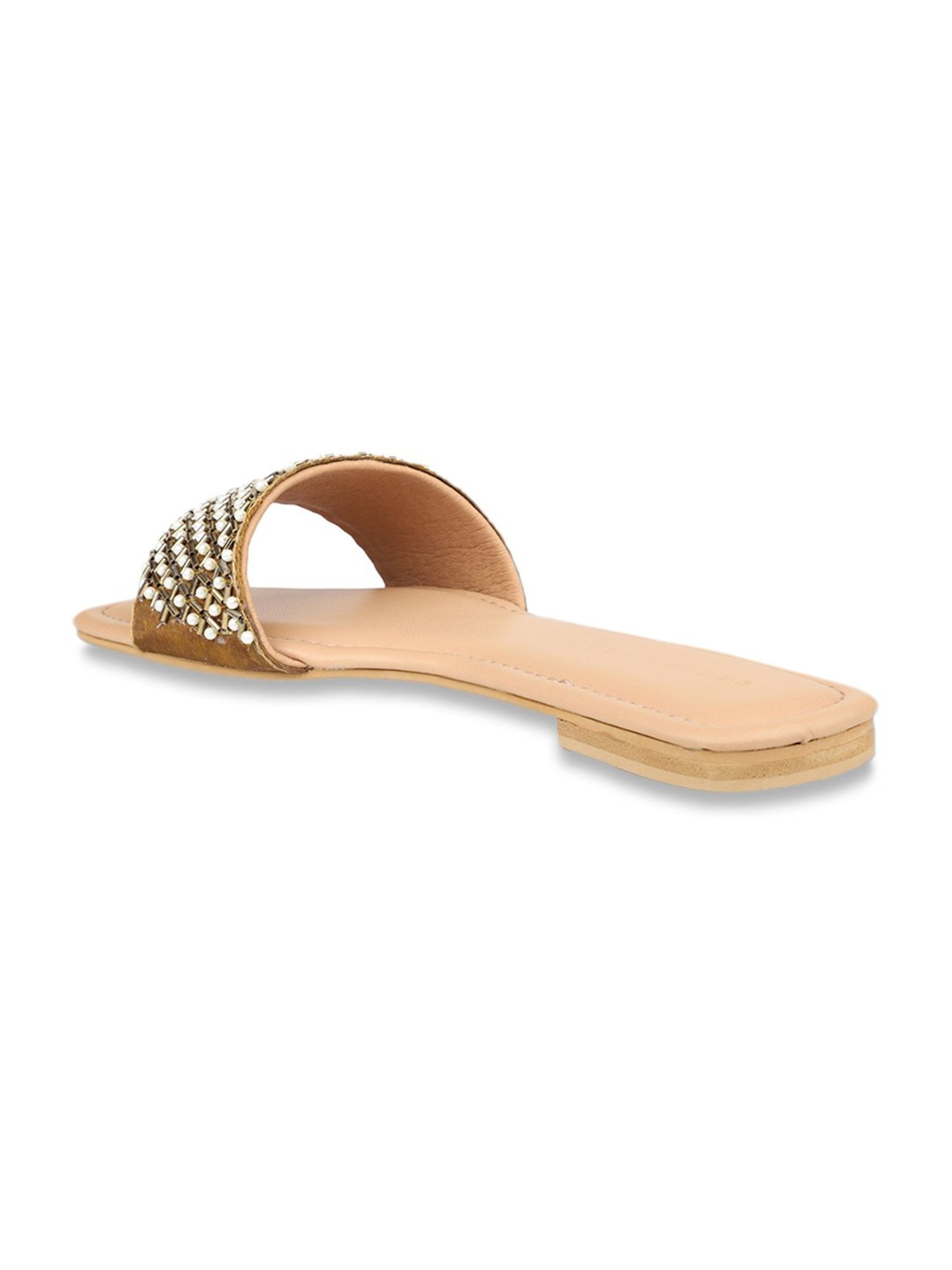 Design Crew Women's Bronze Casual Sandals