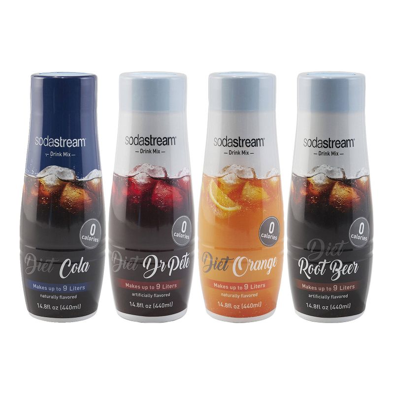 SodaStream Diet Fountain Style Sparkling Drink Mix Variety Pack