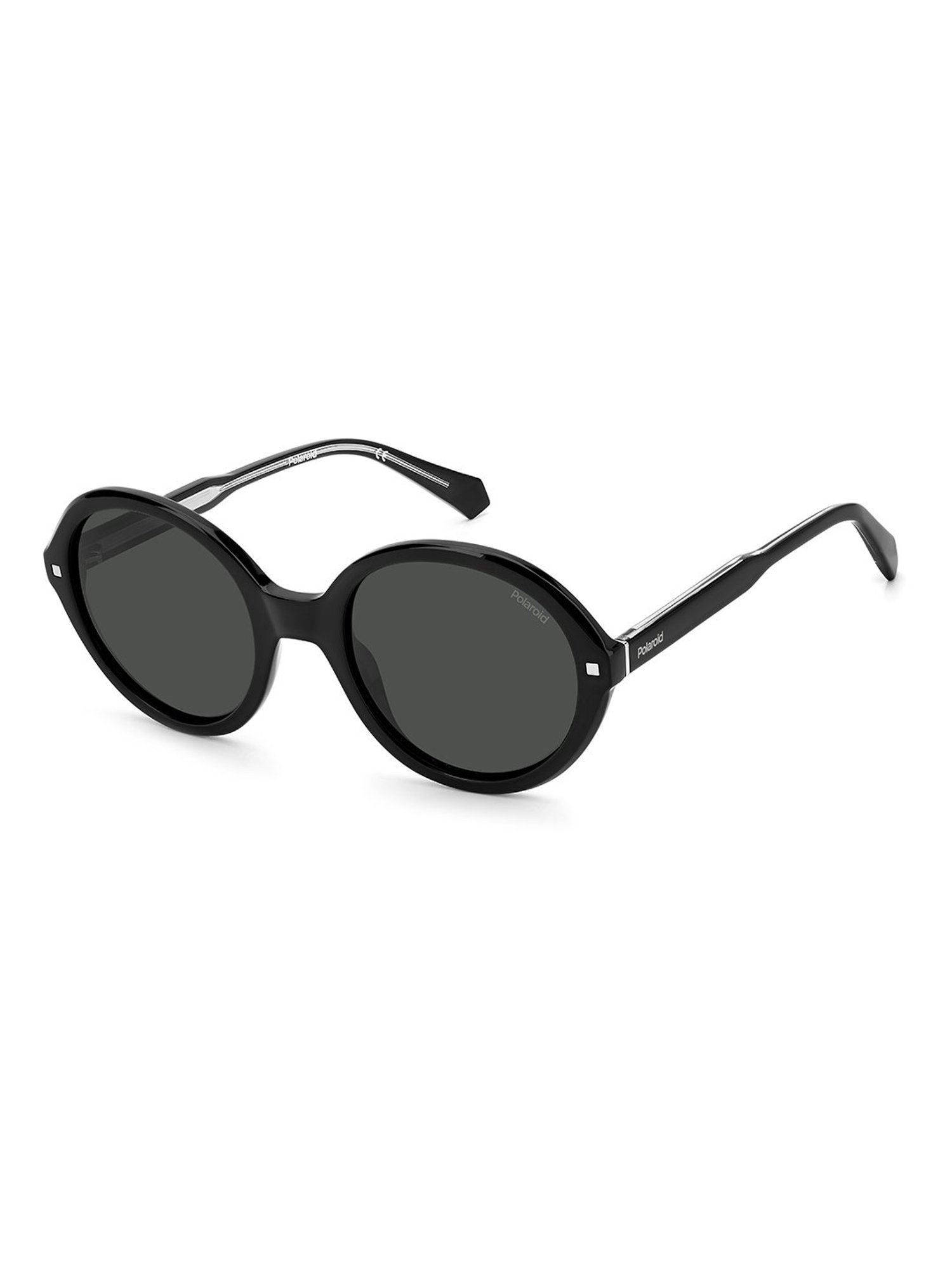 Polaroid Grey Oval Sunglasses for Women