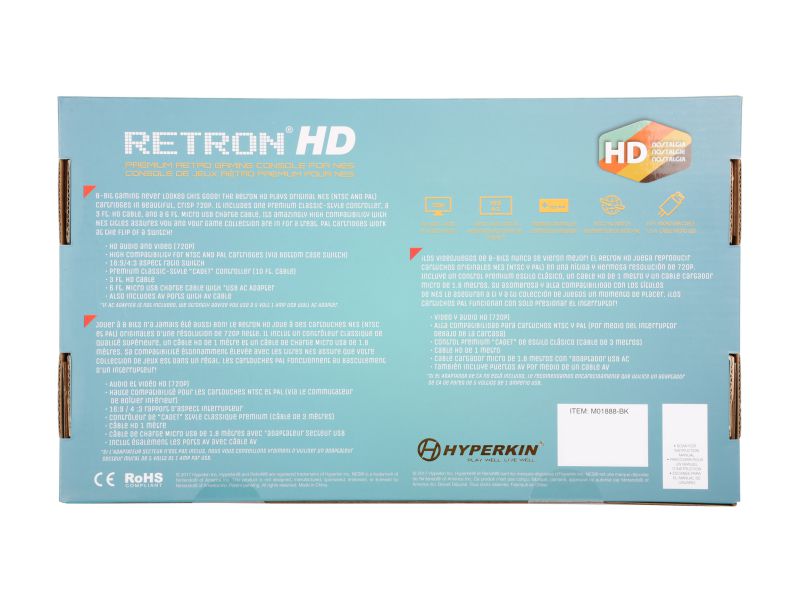 Hyperkin RetroN 1 HD Gaming Console for NES - Black