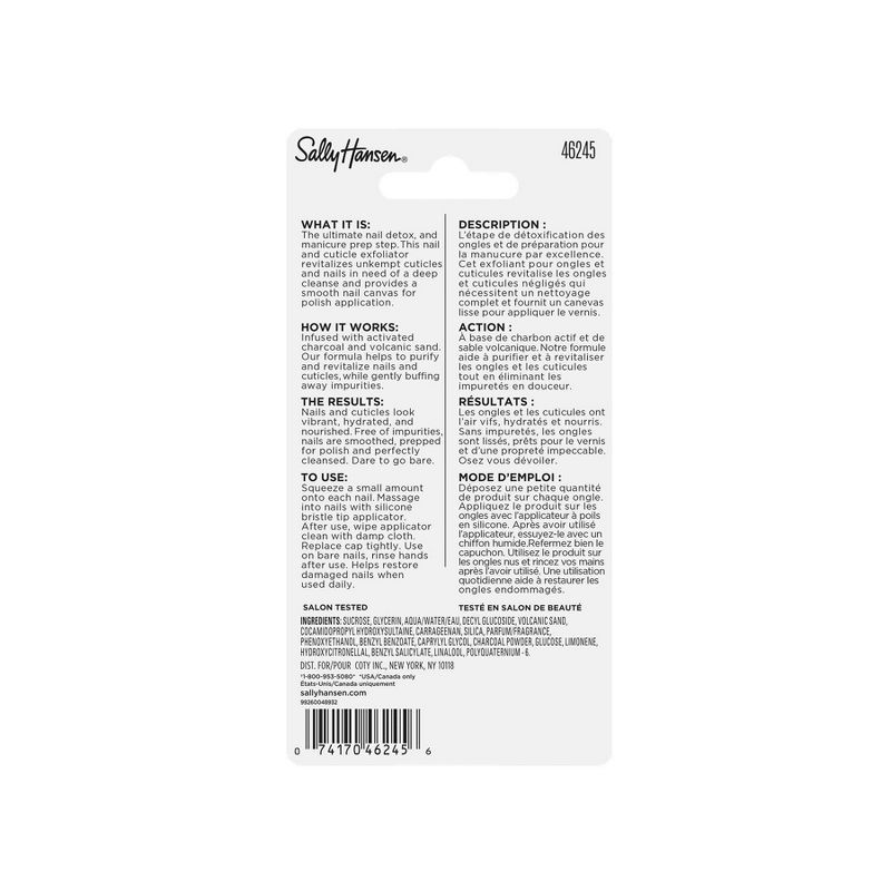 Sally Hansen Nail Treatment - 46245 Charcoal Resurfacer - 0.4 fl oz