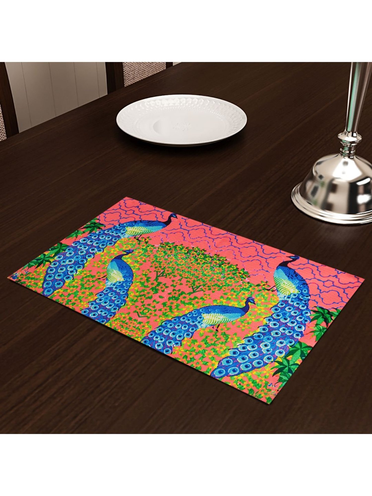 SEJ by Nisha Gupta Multicolor Placemats - Set of 6