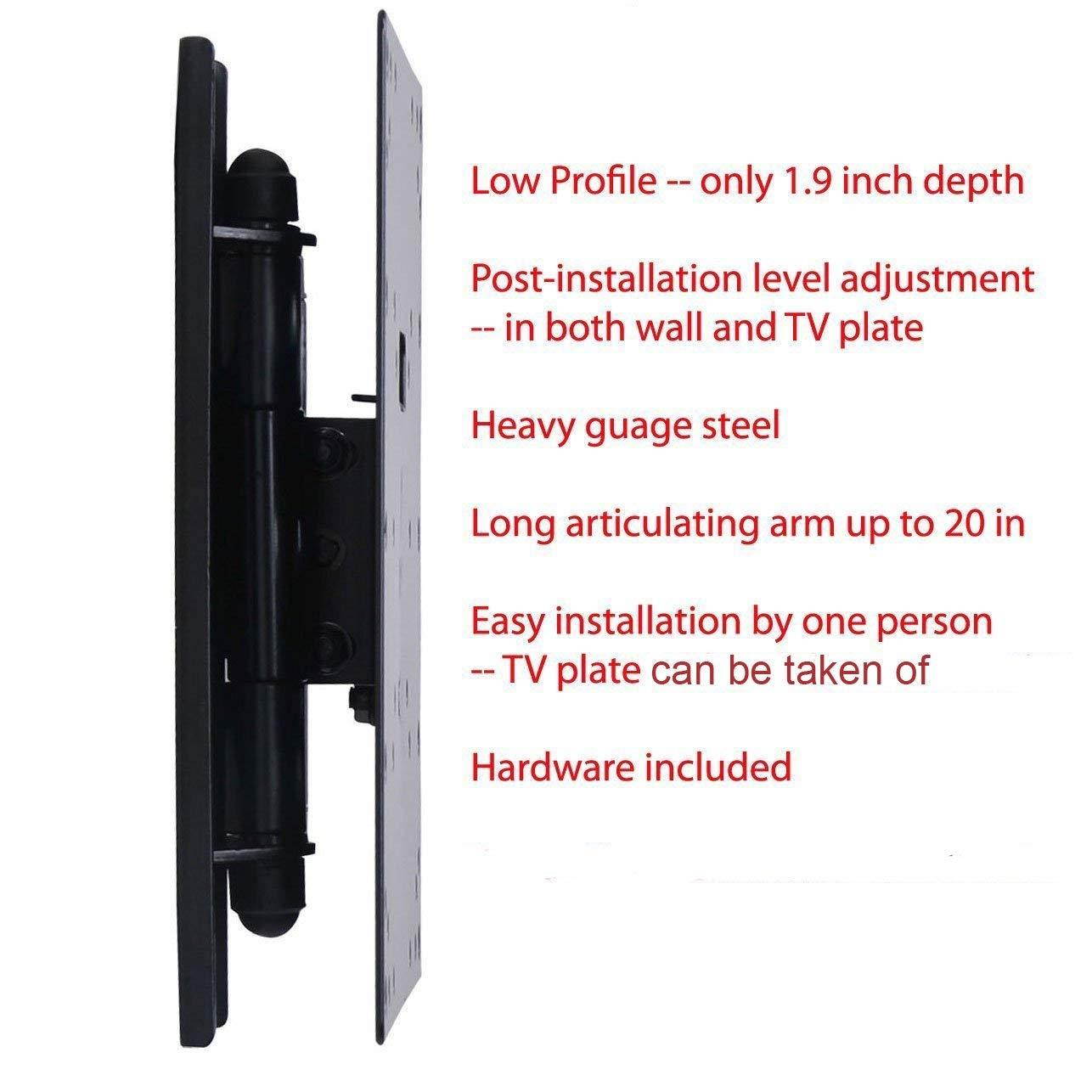 VideoSecu Articulating Tilt Swivel LCD TV Wall Mount for HANNSpree ST42DMSB LCD HDTV - 66lbs Loading Capacity CK9
