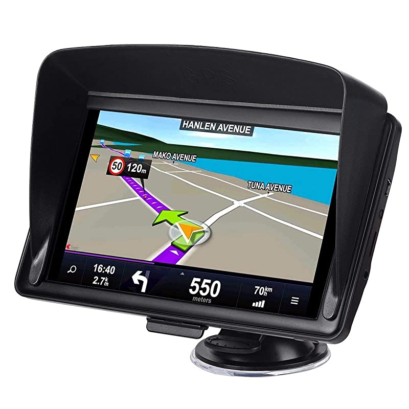 GPS for Car, Free Lifetime Map Update Navigation System for Cars, Portable Sat-Nav, Vehicle GPS Navigator