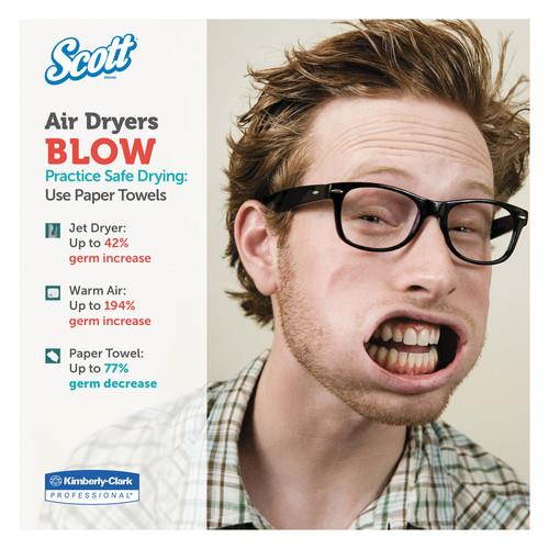 Scott Hard Roll Towels, 8 X 800Ft, Natural, 12 Rolls/Carton