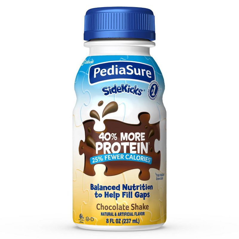 PediaSure SideKicks High Protein Nutrition Shake Chocolate - 6 ct/48 fl oz