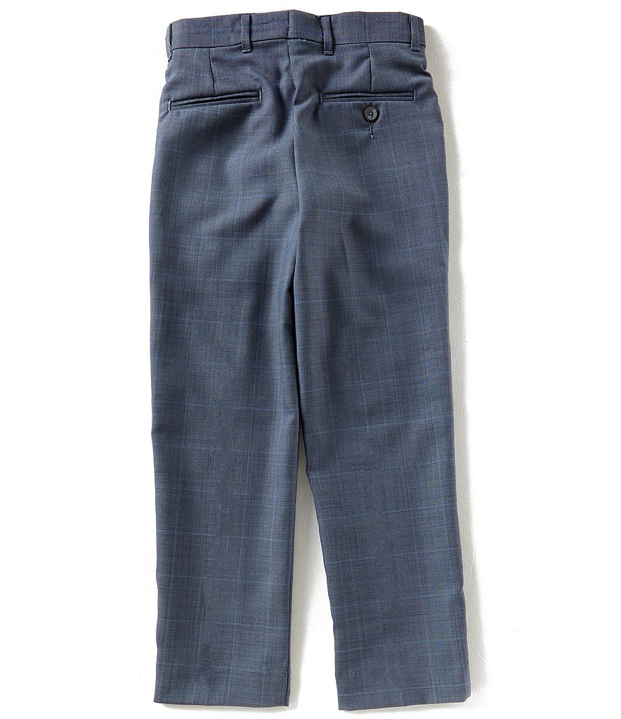 Class Club Gold Label Big Boys 8-20 Window Pane Dress Pants