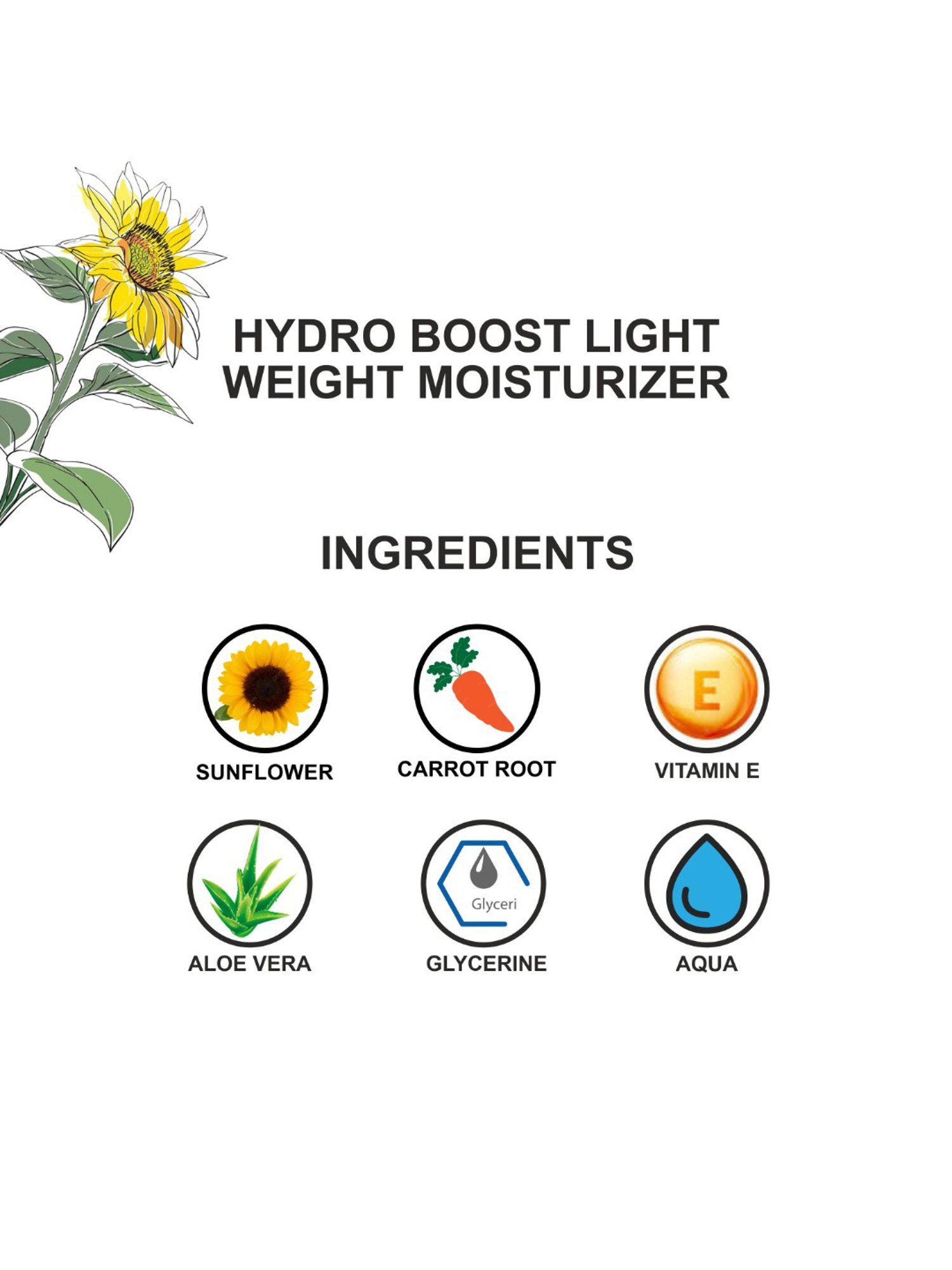 Love Earth Hydro Boost Lightweight Moisturiser - 50 gm