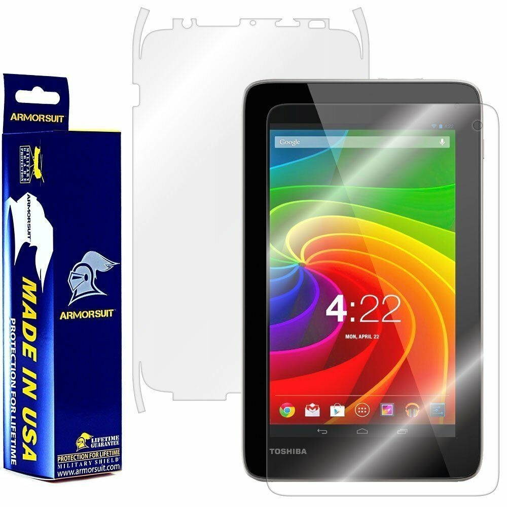 ArmorSuit MilitaryShield Toshiba Excite 7c Screen Protector + Full Body Skin NEW