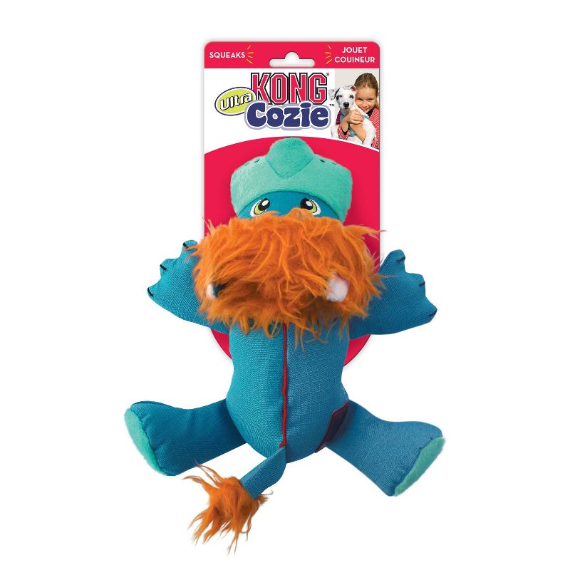 KONG Cozie Ultra Lucky Lion Dog Toy - M