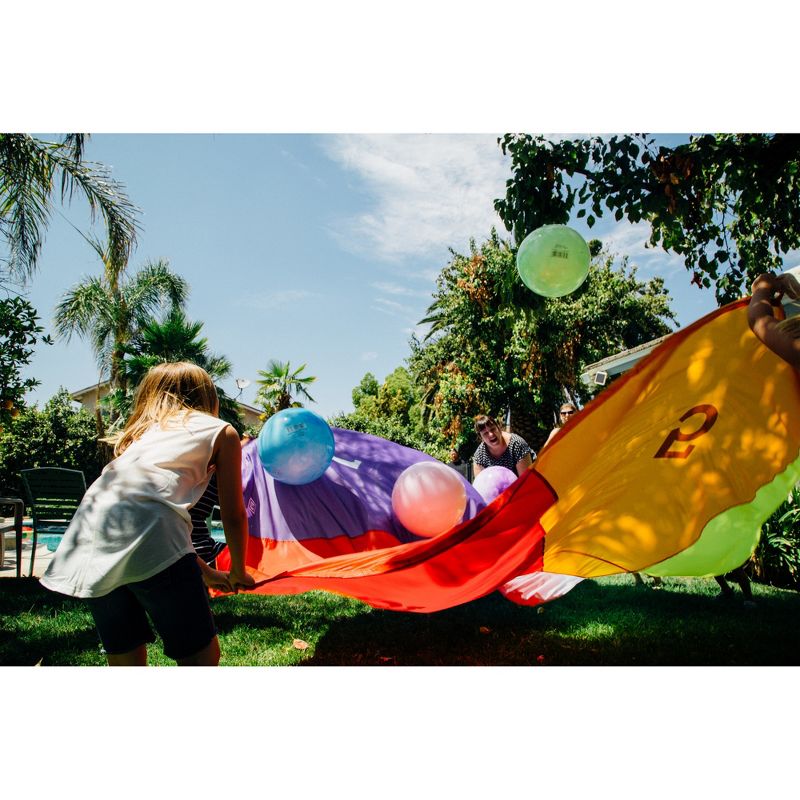 Pacific Play Tents Kids Play Parachute With Mesh Basket Center 12 Ft