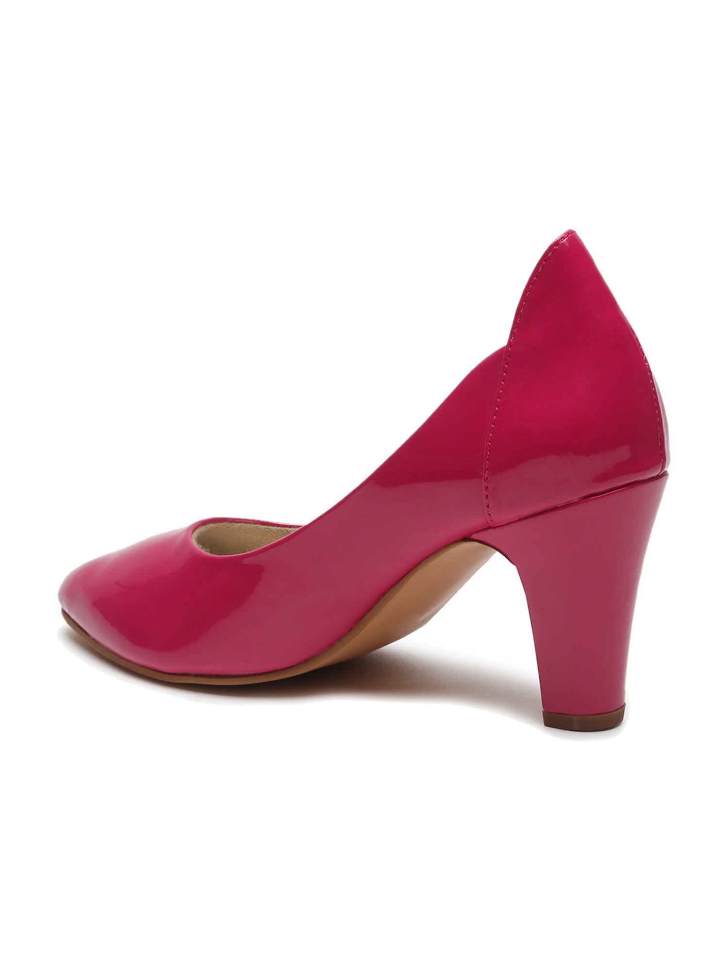 Flat N Heels Women's Pink Formal Pumps