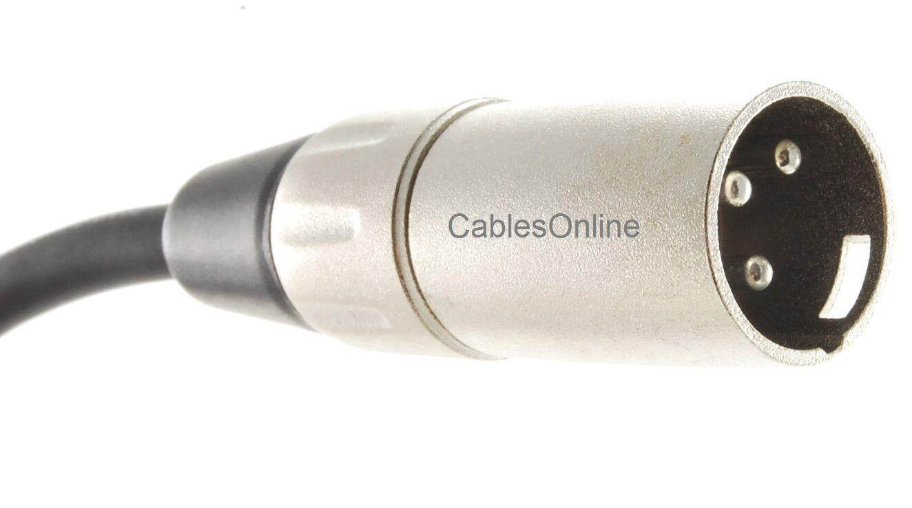 3-Pack 6ft XLR 3-Pin Male to Female 20AWG/2C OFC Microphone Cable, XR-0006A-3