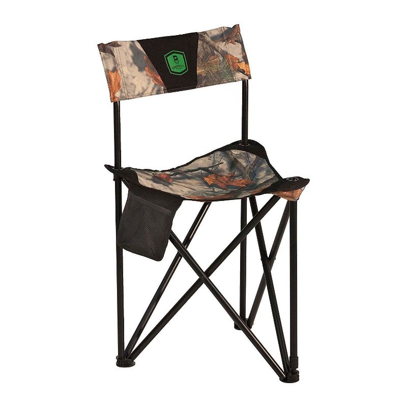 Barronett Blinds BC101 Tripod XL Folding Hunting Blind Chair, Bloodtrail Camo